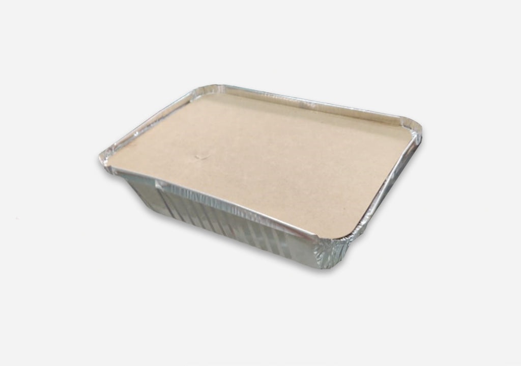 F3 Aluminium  container with lid